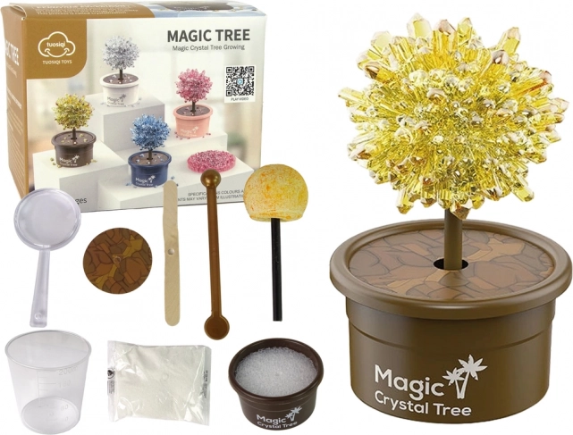 Magic Crystal Tree – Gold Experimental Set