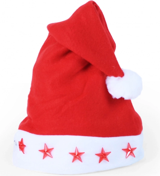 Christmas Hat with Flashing Stars