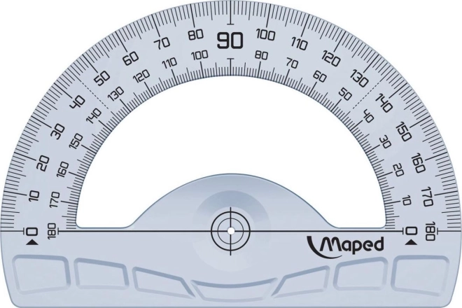 Maped clear protractor 12 cm
