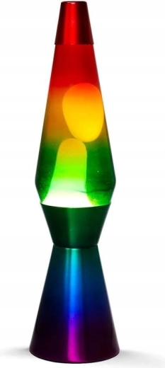 Rainbow decorative lava lamp 40 cm