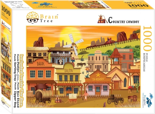 Puzzle BRAIN TREE westernstad 1000 stukjes