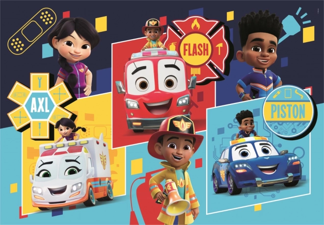 Clementoni sestavljanka Firebuds MAXI 24 kosov