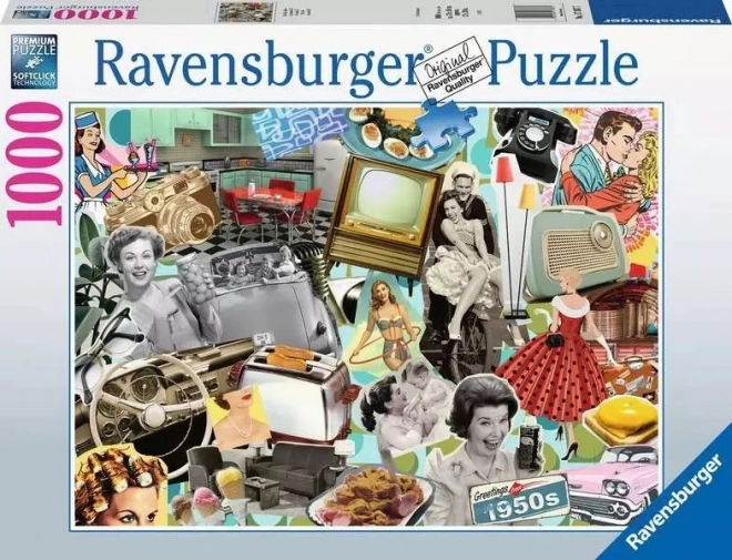Sestavljanka 1000 delov 50. leta Ravensburger