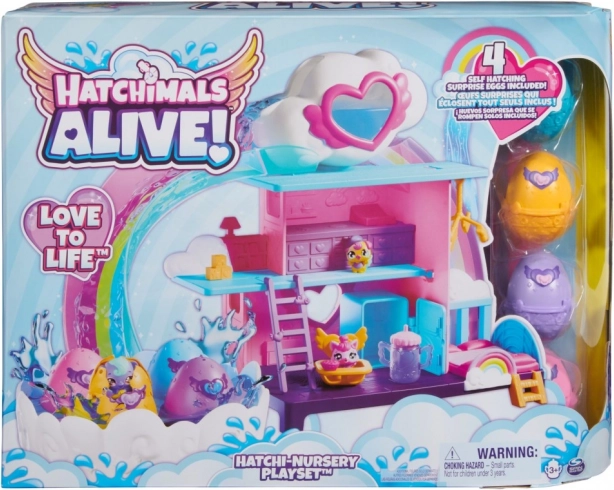 Hatchimals Playset Rainbow World Hatch in Water