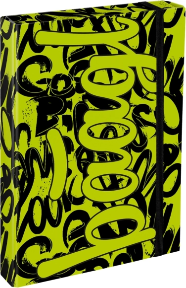 Baagl desky na školní sešity A4 Jumbo – Lime