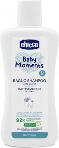 Chicco 2-in-1 Baby Moments Hair and Body Wash 200 ml