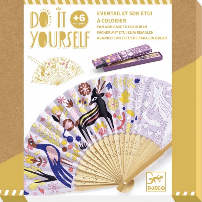 Ventaglio da colorare Djeco