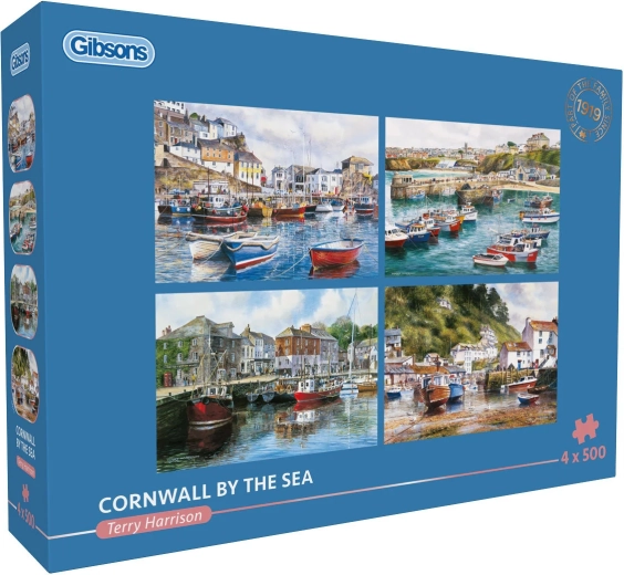 Puzzle GIBSONS Cornwall sul mare – 4×500 pezzi