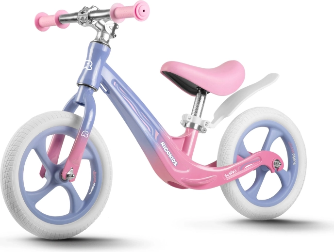 Ricokids Funnu 12” magnesium balance bike for kids with EVA wheels