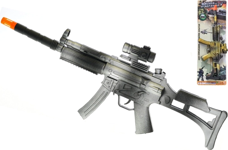 Flywheel Submachine Gun 45 cm – battery-free toy