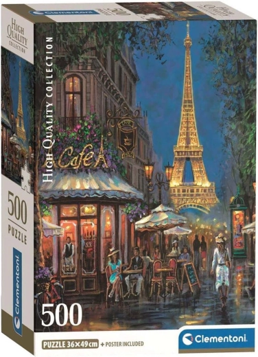 Clementoni puzzle Parigi – caffetteria presso la Torre Eiffel 500 pezzi