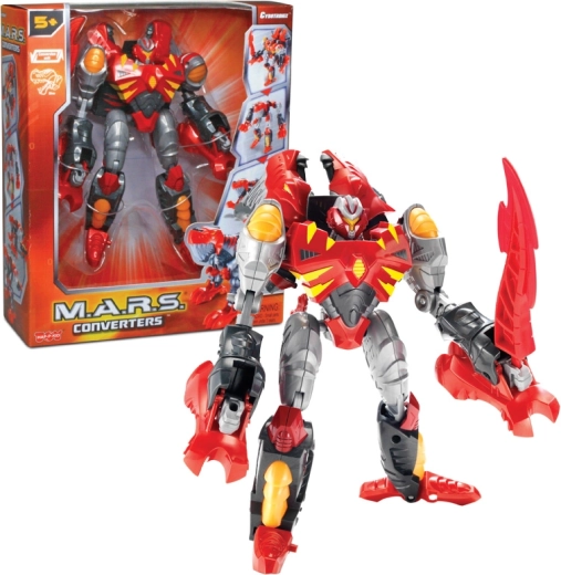 Robot M.A.R.S Converters Dino – dinosaures transformables T‑Rex et Stégosaurus