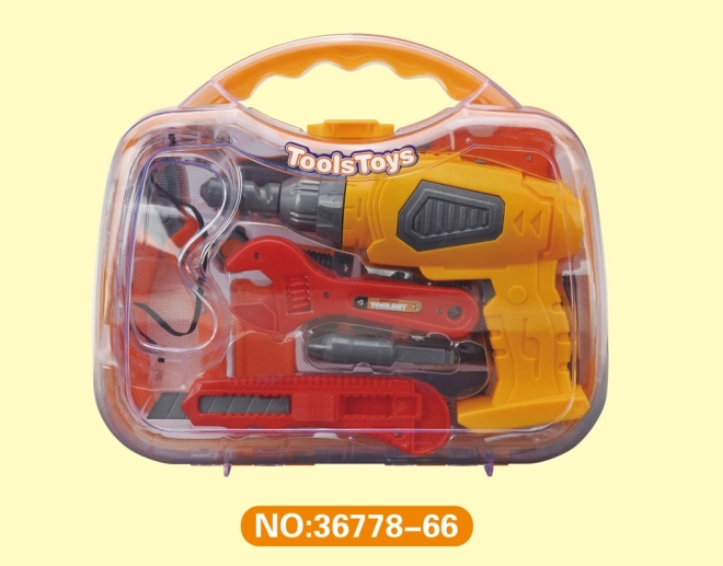 Set di attrezzi per bambini in valigetta