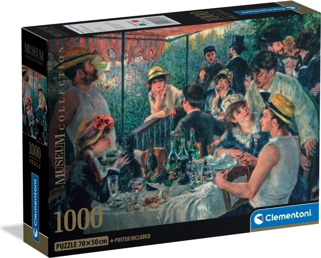 Clementoni puzzel Museum Collection: De Lunch van de Roeiers 1000 stukjes