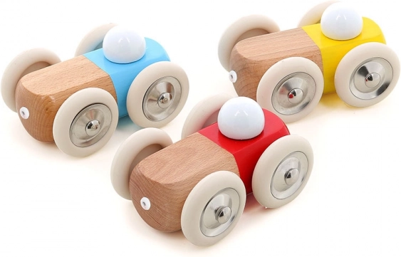 Vilac leseni rumeni avtomobilček