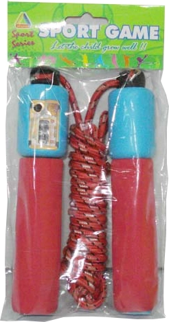 Sporto jump rope with rotation counter