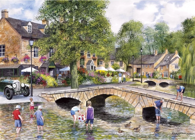 Puzzel Dorp Bourton-on-the-Water 1000 stukjes