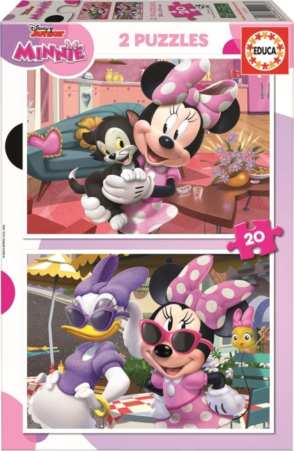 Educa puzzle Minnie 2×20 koščkov