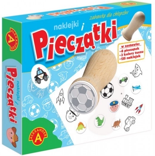 Set Timbri e Adesivi per Bambini - Alexander
