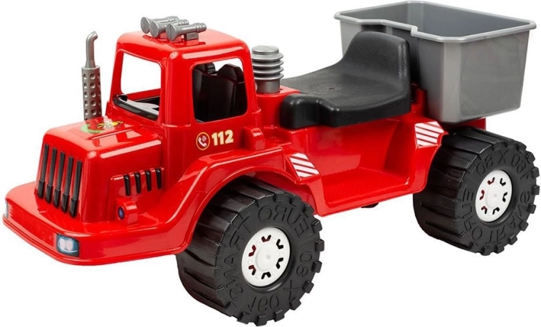 Kids’ Firefighter Ride-On BAYO Firefighters 70 cm – Red