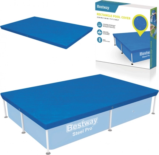 Cover for Rectangular Pool Bestway 224x154 cm