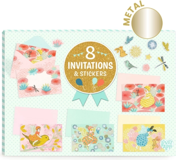 Set regalo di inviti Fate DJECO