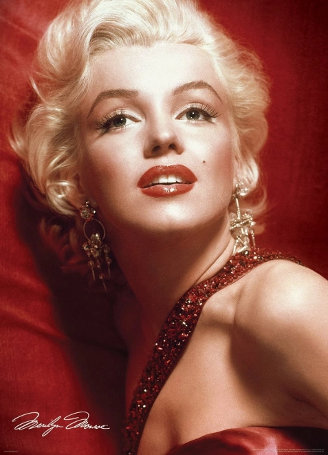 Puzzel MARILYN MONROE – Rood portret 1000 stukjes