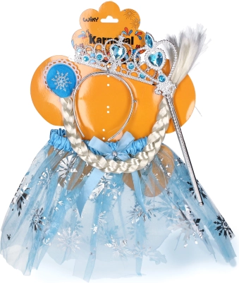 Ensemble de carnaval Princesse bleu clair