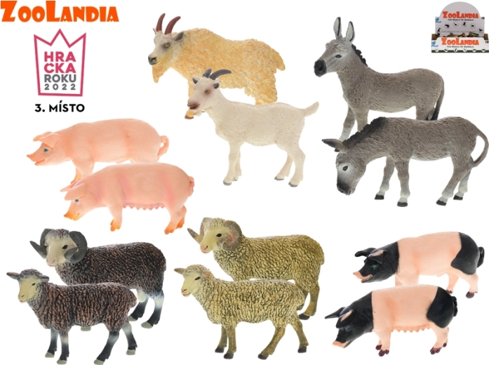 Zoolandia Farm Animals – set of 24 farm animal figures