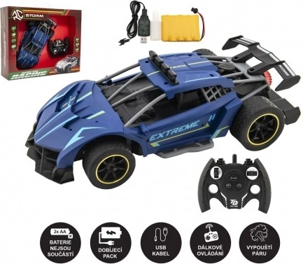 RC avto Sport s parnim učinkom, moder, 2,4 GHz