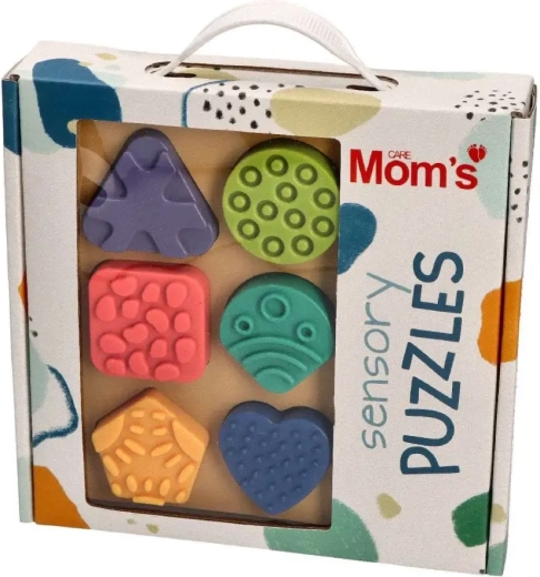 Puzzle sensoriali con forme per neonati 6m+ Mom's Care