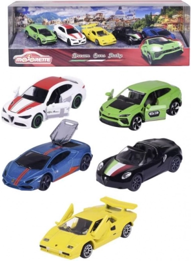 Gift Set DREAM CARS ITALY – 5 Die-Cast Cars