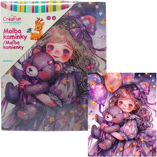 Diamond Painting – Birthday Teddy Bear 27 × 33 cm