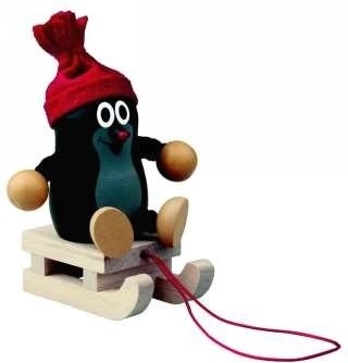 Detoa Little Mole on Sled with Hat
