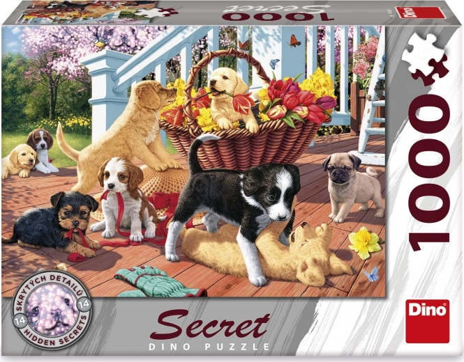 Puzzel Puppies 1000 stukjes DINO