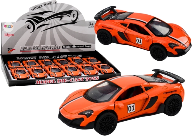 Sport Car Model 1:32 Friction Drive Orange
