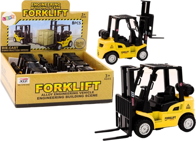 Metalni viličar s trenjnim pogonom – žuti