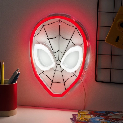 Luce al neon LED da parete SPIDER‑MAN