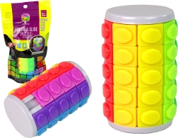Logical Game Colorful Rotating Cylinder