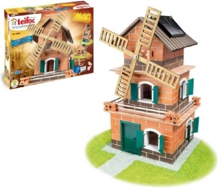 Kit de construction Teifoc Moulin à énergie solaire