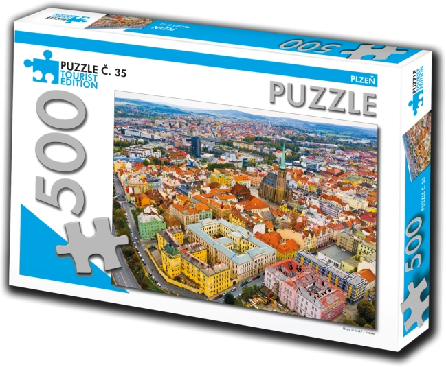 Puzzel Pilsen 500 stukjes toeristische editie