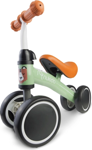 RICOKIDS four-wheel balance bike for the littlest riders