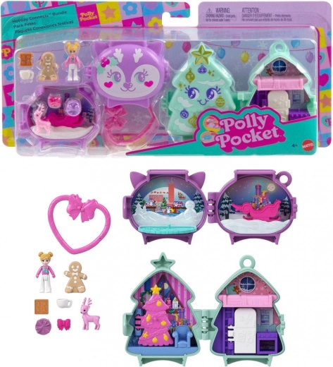 Polly Pocket holiday compact set 2-pack