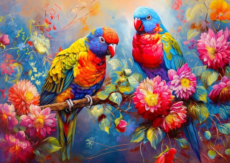 Tropical Companions Puzzle 1000 Pieces