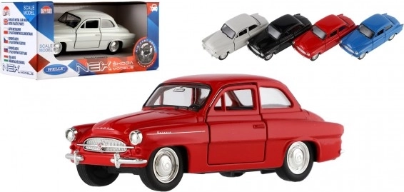 Metal car model Škoda Octavia 1959 1:34–1:39, 11 cm, freewheel