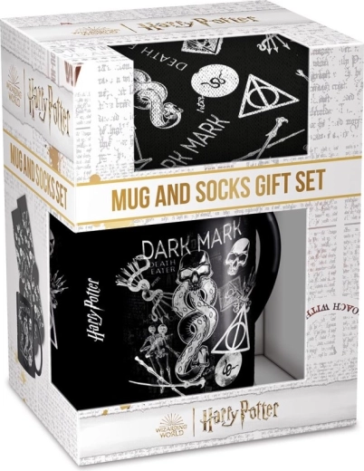 Harry Potter Dark Arts men's gift set mug and socks