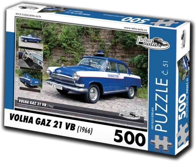 RETRO-CARS Puzzle Volha Gaz 21 VB 1966, 500 pieces