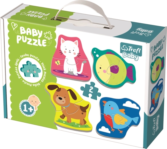 Trefl Baby puzzle – domestic animals 1+