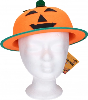 Carnival Hat in the Shape of a Pumpkin