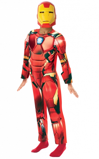 Costume per bambini IRON MAN deluxe, 5–6 anni
